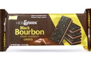 Hide & Seek Black Bourbon Chocolate 100g