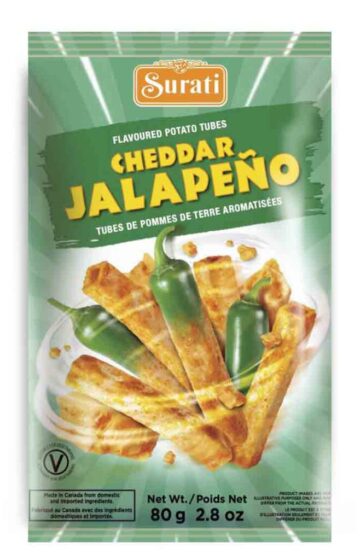 Cheddar Jalapeno Tubes 80g